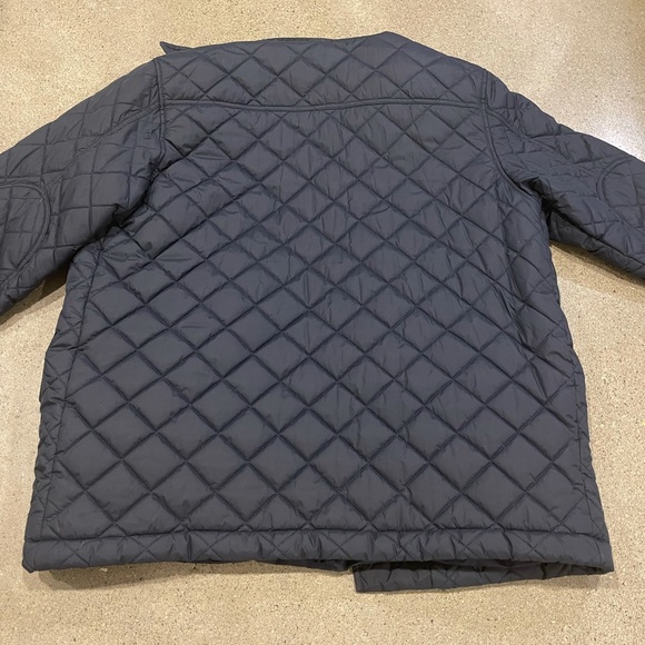 Men’s Navy Quilted Jacket - Picture 2 of 5